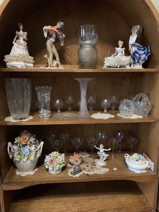 Bibelouri portelan si pahare si vaze