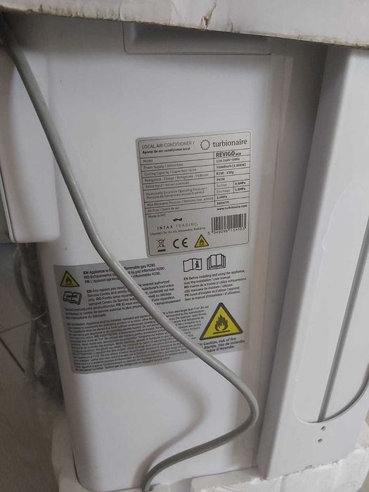 Aparat de aer conditionat mobil 4 in 1, Turbionaire Revigo, 7000 BTU