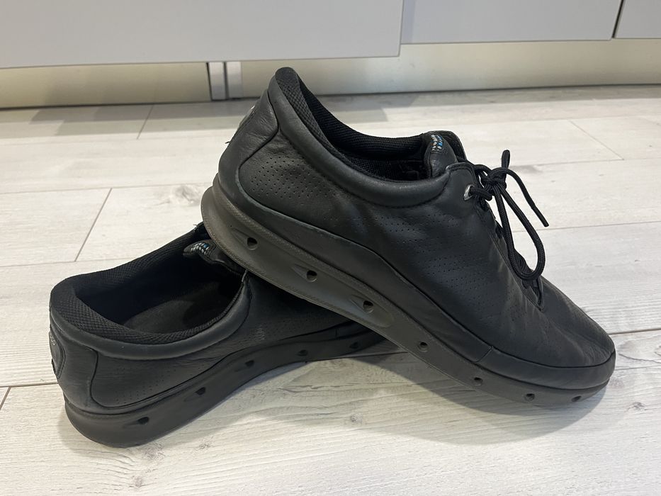 Оригинални кожени сникърси/кецове Ecco Goretex номер 46, стелка 30см