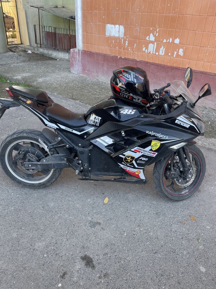 Электро мотоцикл kawasaki ninja 3000w