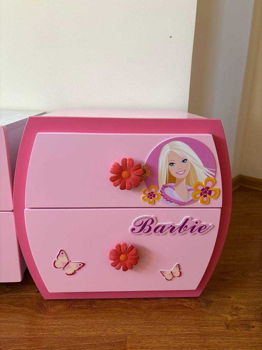 Тумбочка Barbie с двумя ящиками