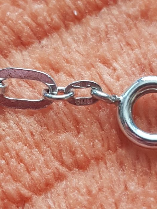 Lant vintage argint 800,model clasic ,52 cm stare ca nou