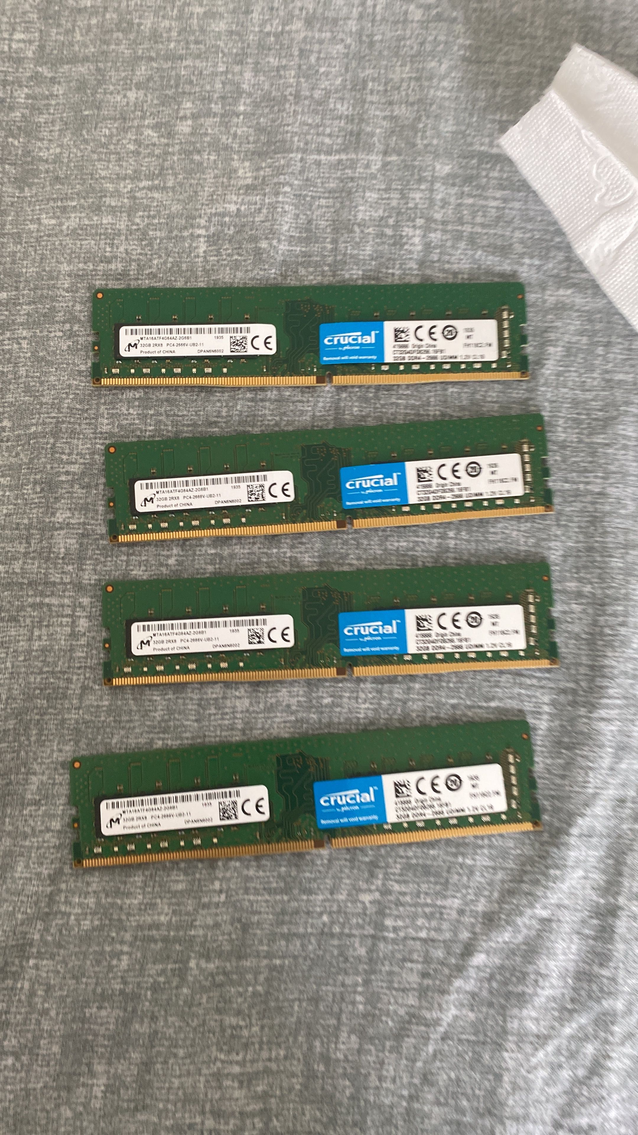 4x32 crucial RAM оперативная память