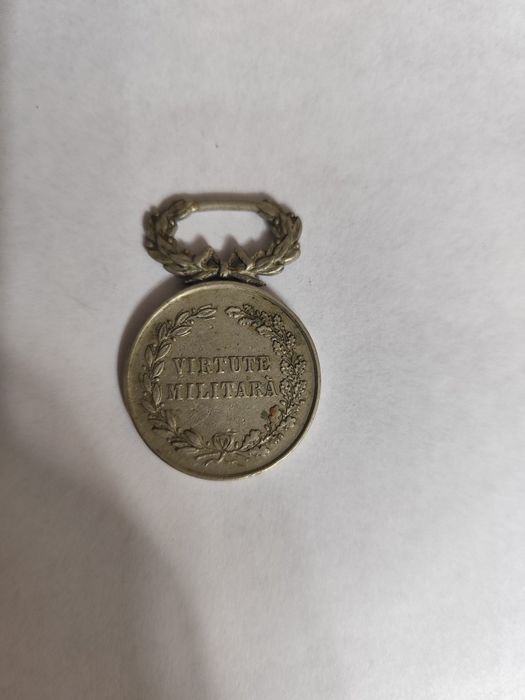 Monede rare doi euro, medalie Marele Război, medalie Virtutea militară