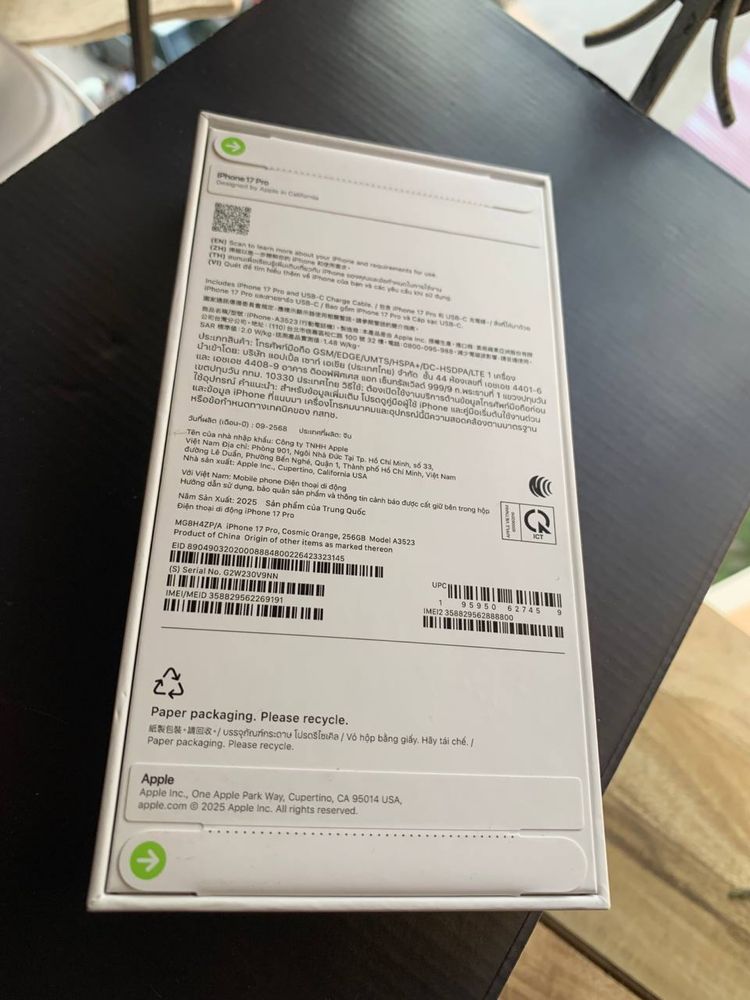 Iphone 17 Pro 256
