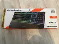 Клавиатура Steelseries apex 3 ЧИСТО НОВА!!!
