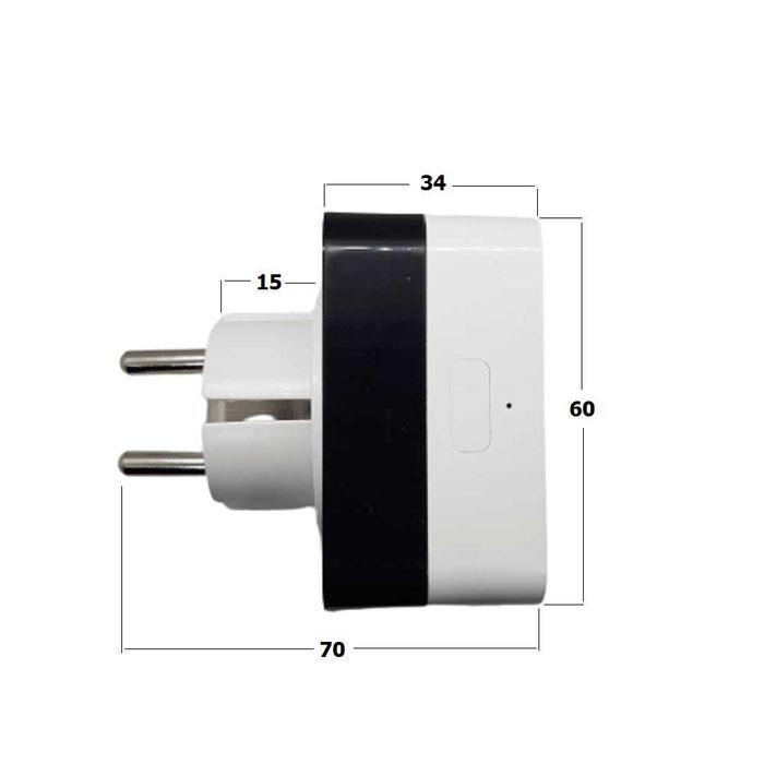 WiFi Преходник за пълен смарт контрол на Климатици 16А 3600W