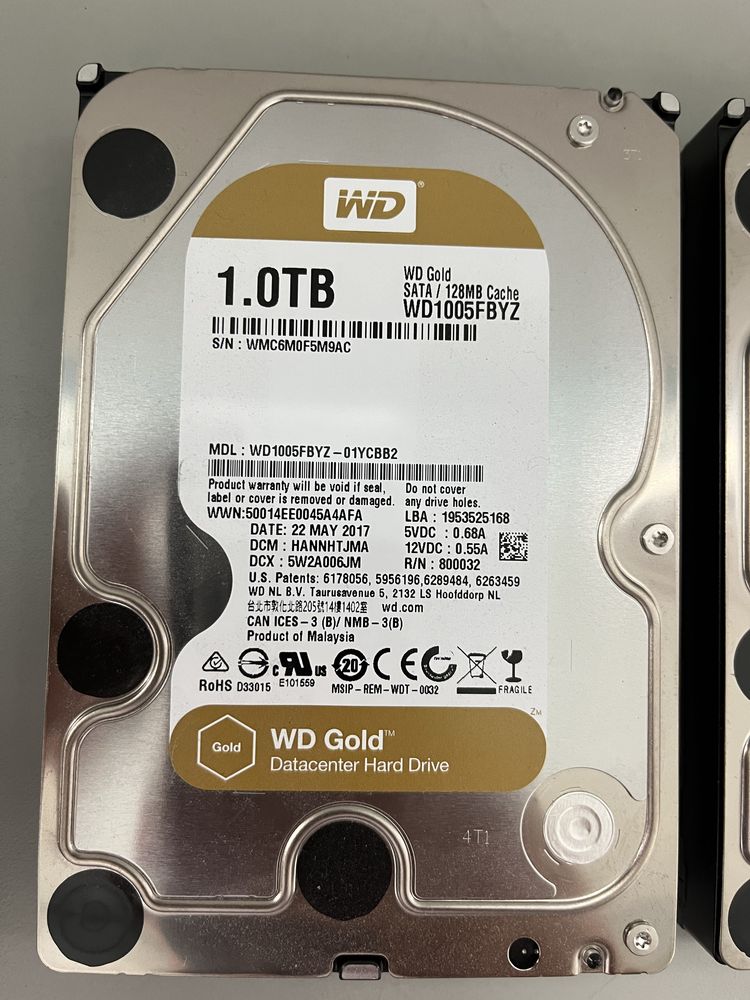 HDD Hard-Disk 1.0 TB WD Gold