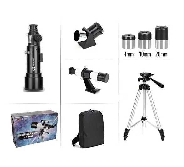 70 -миллиметровый астрономический телескоп для детей - увеличение 100x
