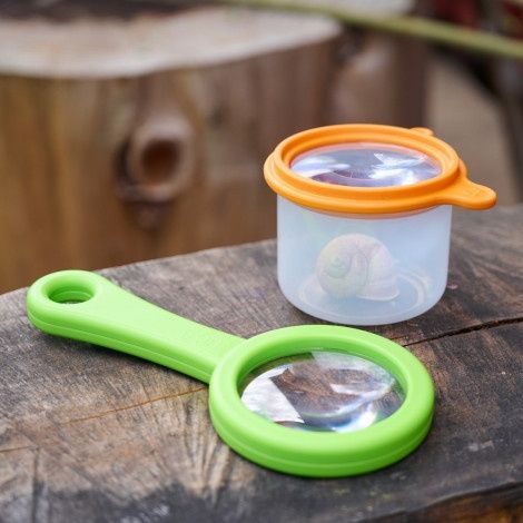 Комплект Terra Kids Pot-loupe 3 в 1,чаша с лупи за естествоизпитатели