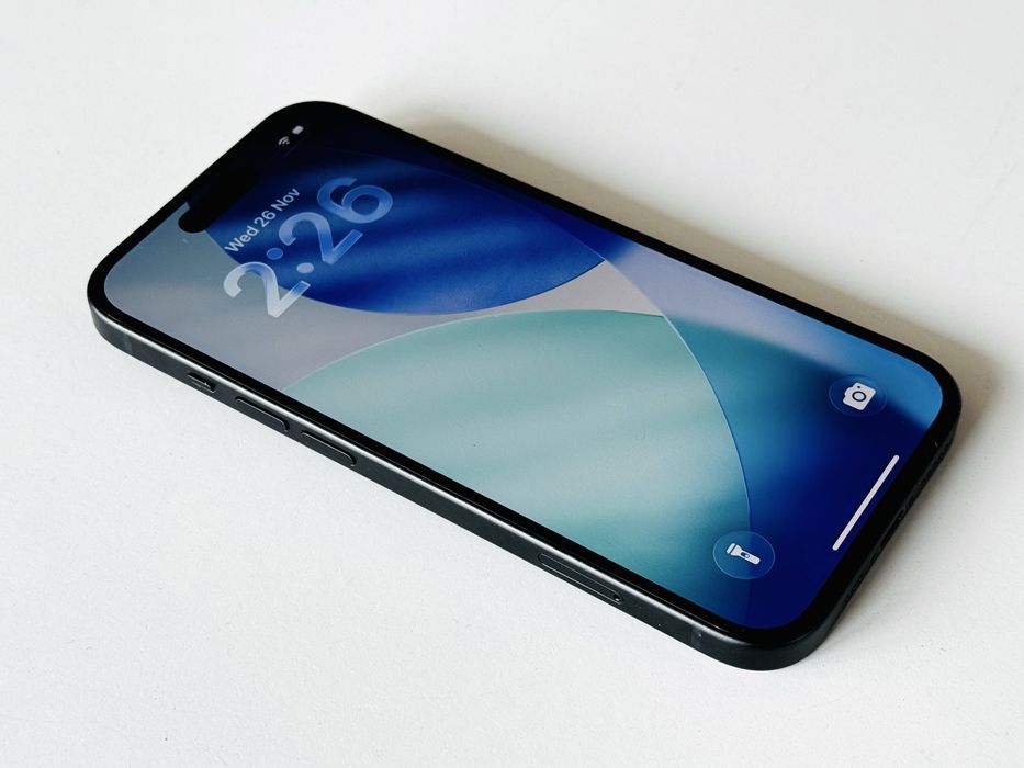 Iphone 15 128GB Black 100% Батерия! Гаранция 6 месеца