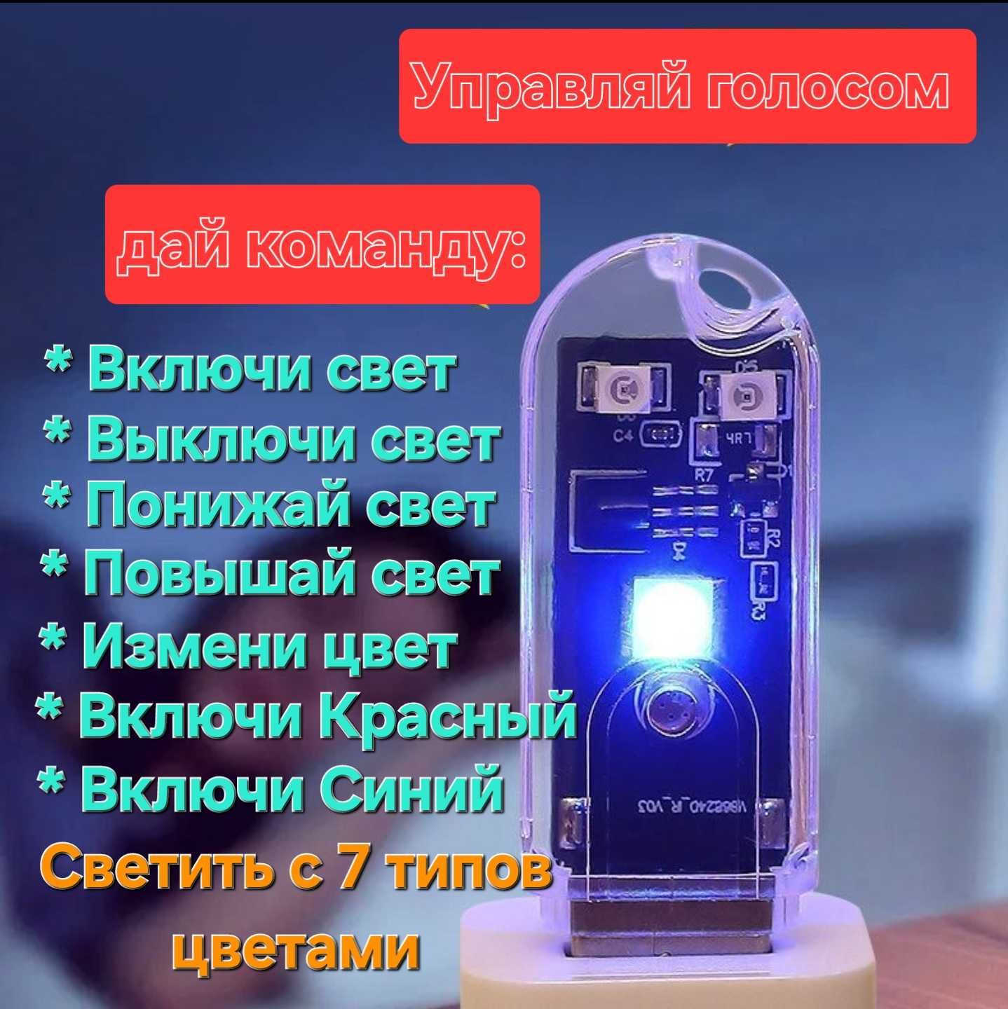 Ночник Голосовым управлением, Интеллектуальный