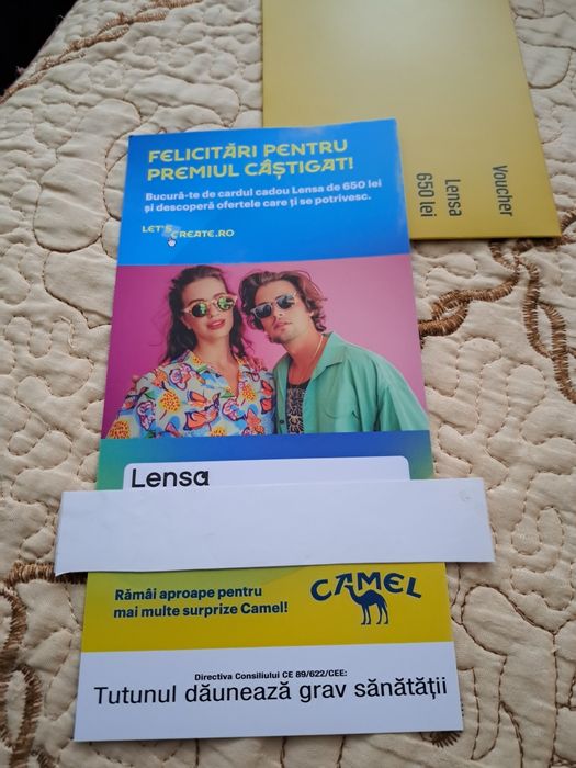 Voucher cadou Lensa