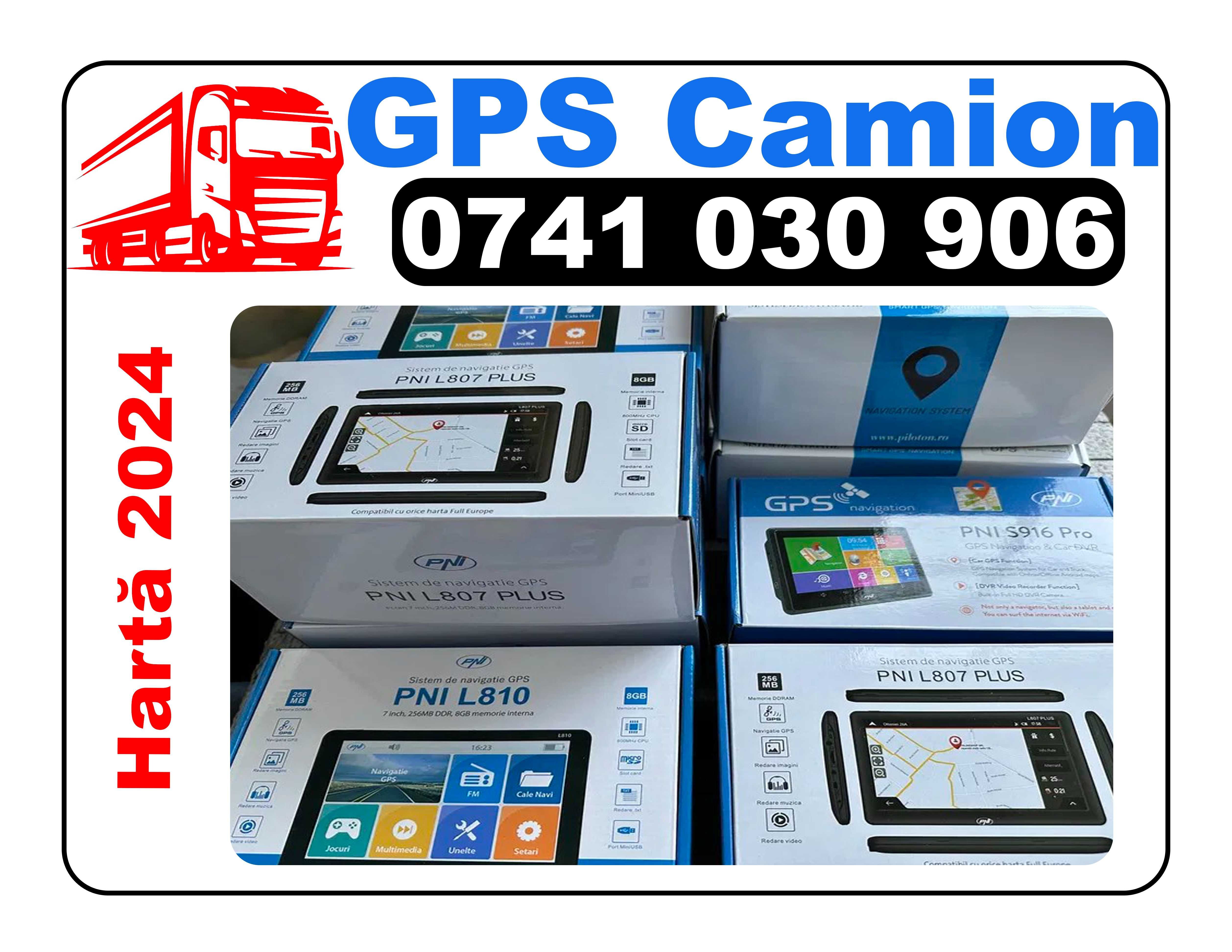 GPS-uri noi 7inch PNI-PilotOn Harti 2024 iGO Primo Camion/Autocar Arad