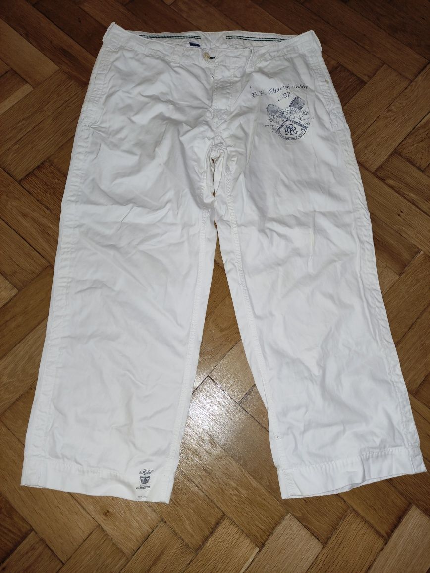 Pantaloni blugi barbati Ralph Lauren Albi, XXL, lungi