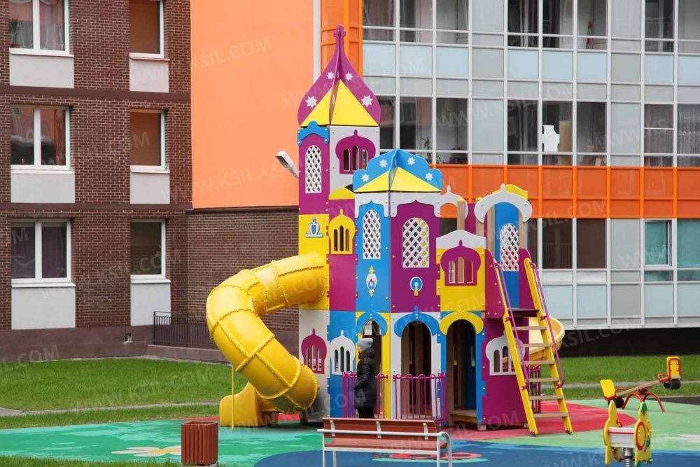 Европейские Детские площадки KSIL игровые комплексы горки качели лазы