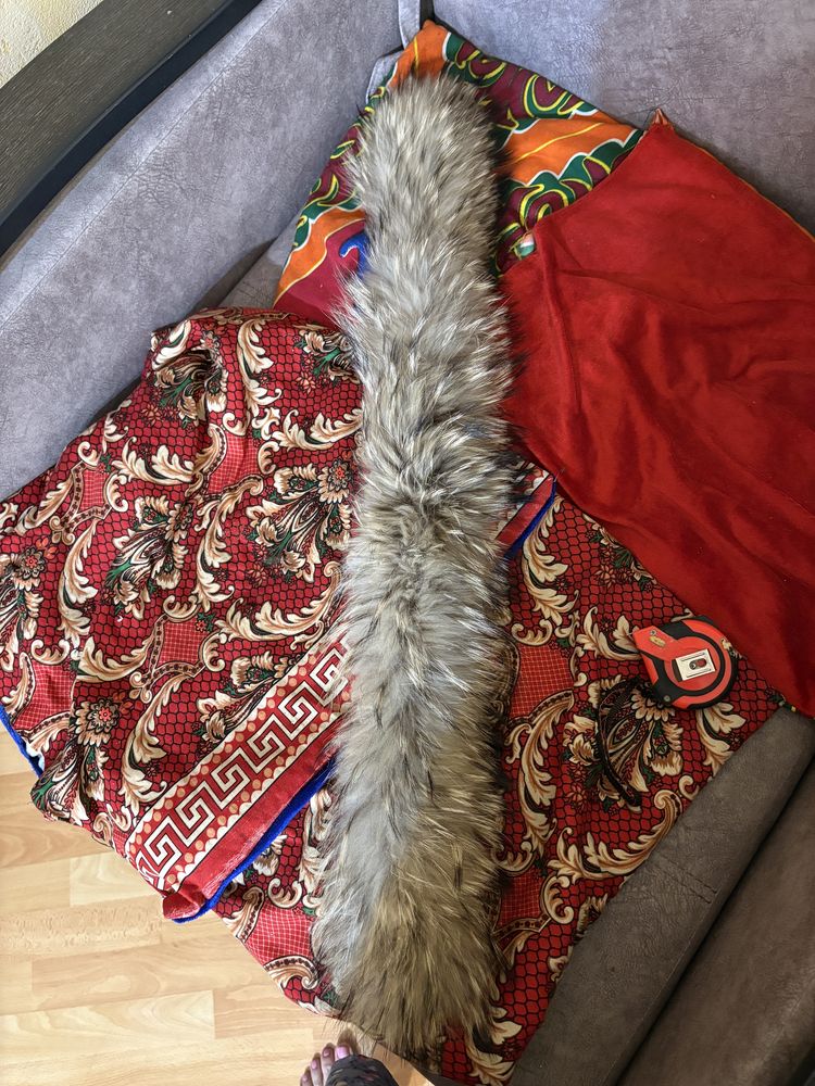 Продам опушку, меховой воротник, горжетку из енота
