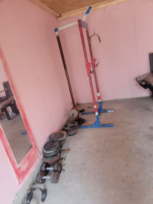 Fiere pentru sport banca discuri slipet pentru tricept si spate