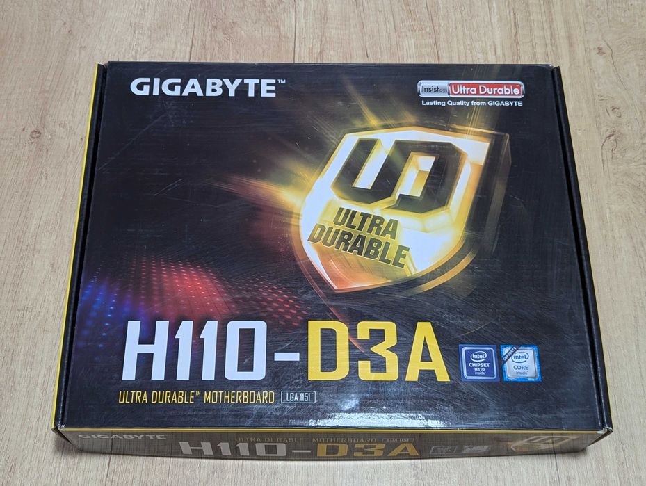Placa de baza Gigabyte H110-D3A, LLA 1151, DDR4, nou
