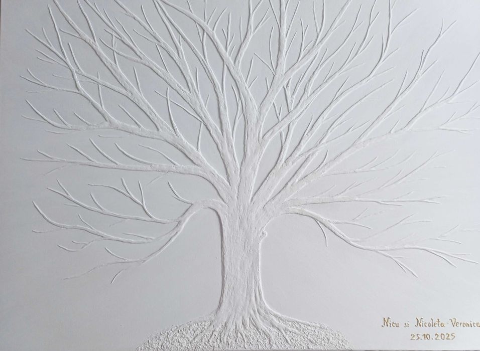 Tablou canvas pictura texturata - 3D, pomul vietii