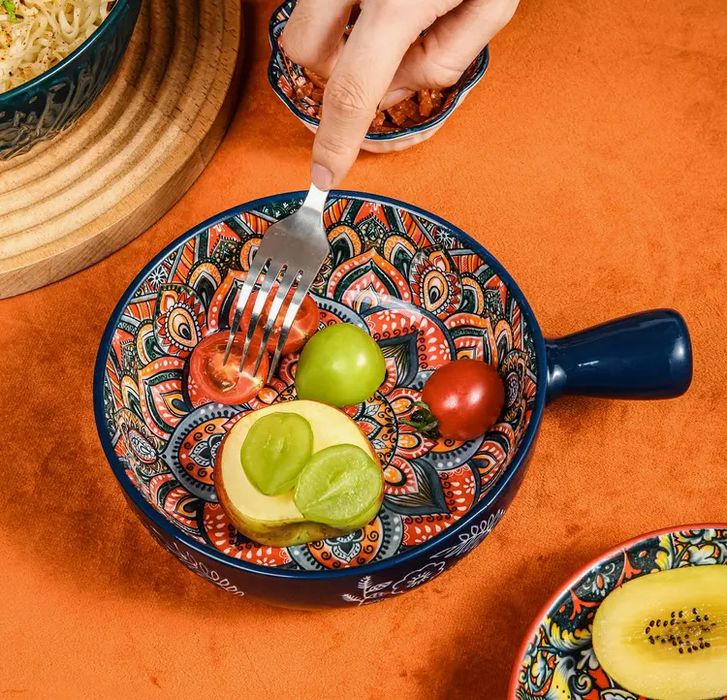 Кокотница. Тарелка с ручкой! Новые, 2 шт.