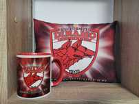 Set perna + cana Dinamo Bucuresti cadou suporter de colectie