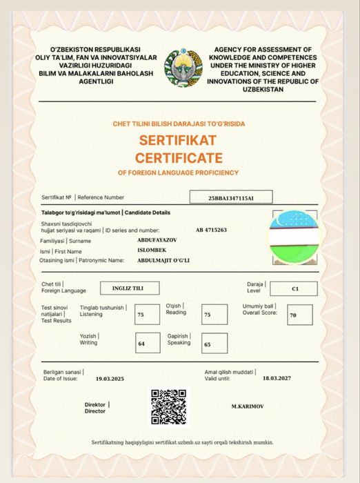 CEFR Beginnerlar uchun online