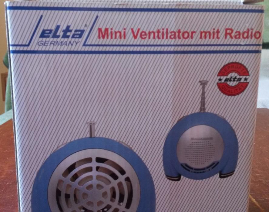 ELTA FM Radio cu autoscan si mini Ventilator (made in Germany).