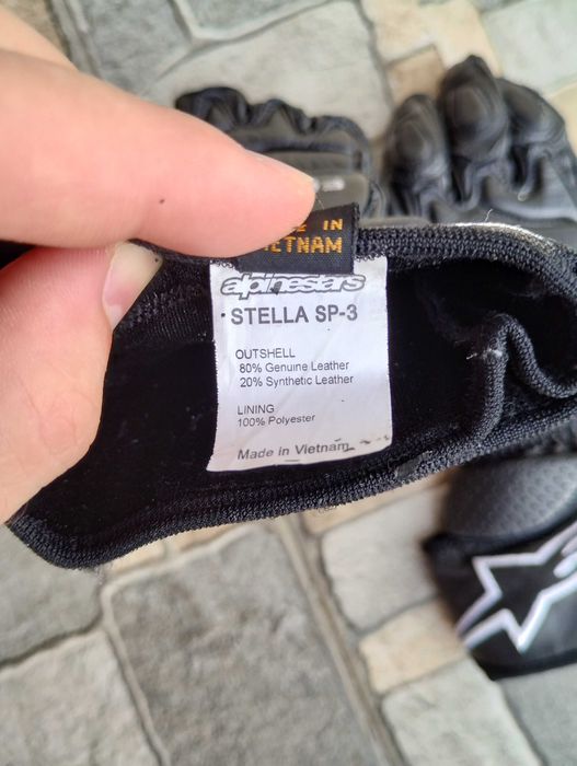 Manusi moto piele KSK Pasadena Gloves si Alpinestars Stella SP-3