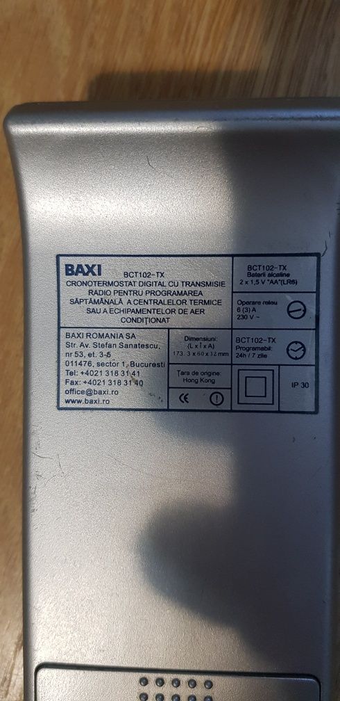 Cronotermostat digital BAXI BCT102-TX