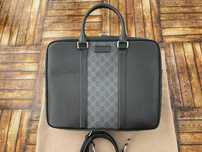 Оригинална Чанта Гучи Куфарче Естествена Кожа Gucci GG Supreme Canvas