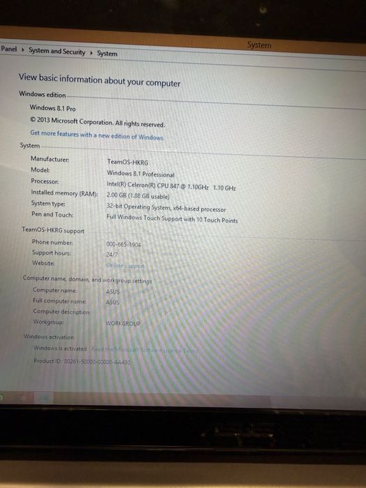 Vand Laptop Asus cu Touch Screen