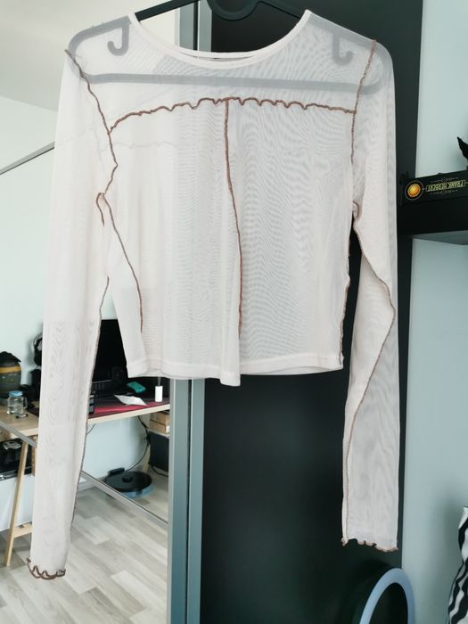 Top scurt plasă Sinsay L, nou