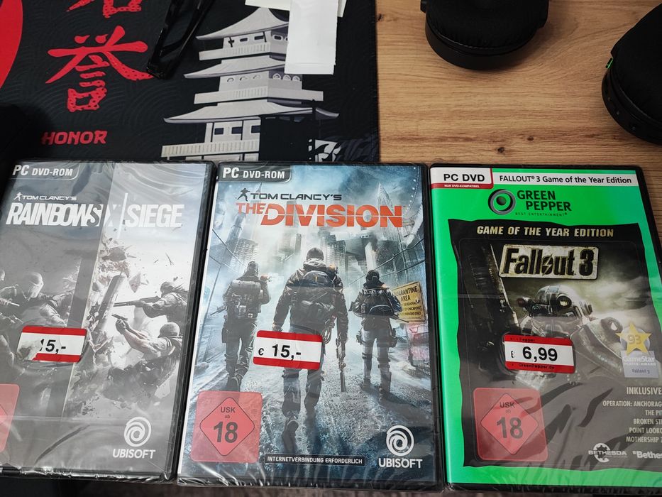 PC games. Jocuri noi cu folie pe ele. Ocazie.