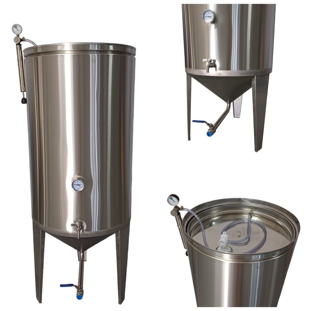 Fermentator Rezervor inox cu capac flotant 335 litri