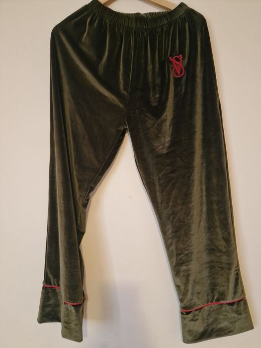 Зелена плюшена пижама Victoria's Secret L-XL