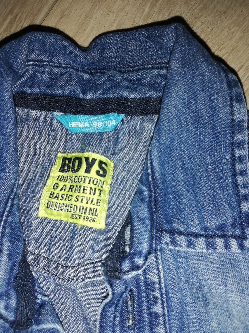Дънкова риза за момче, 98-104