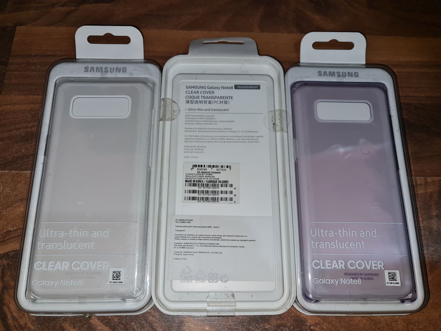 Husa originala Samsung Clear Cover Galaxy Note8 Note 8 N950