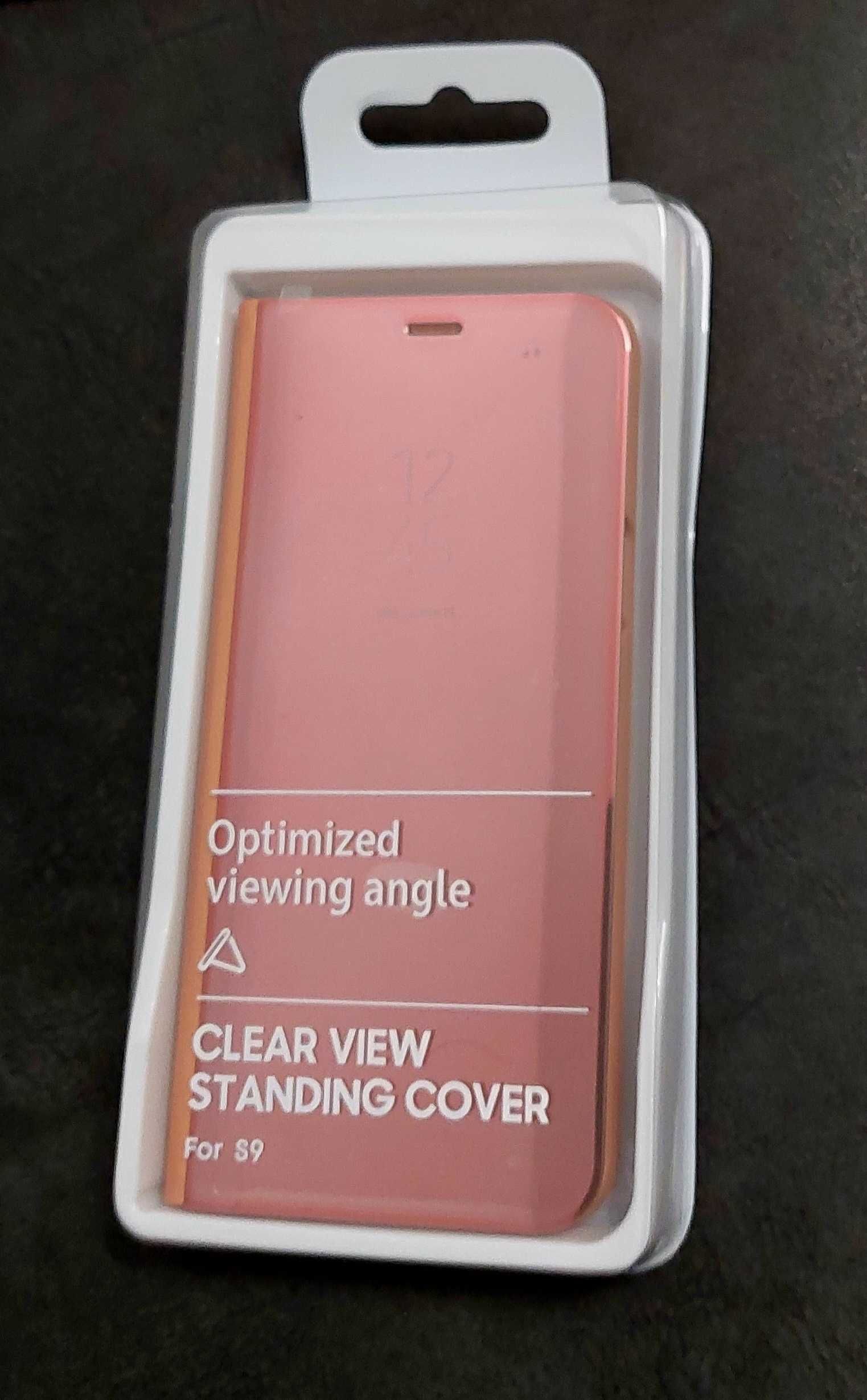 Husa protectie pentru Samsung  Galaxy S9 Clear ViewStanding, Rose Gold