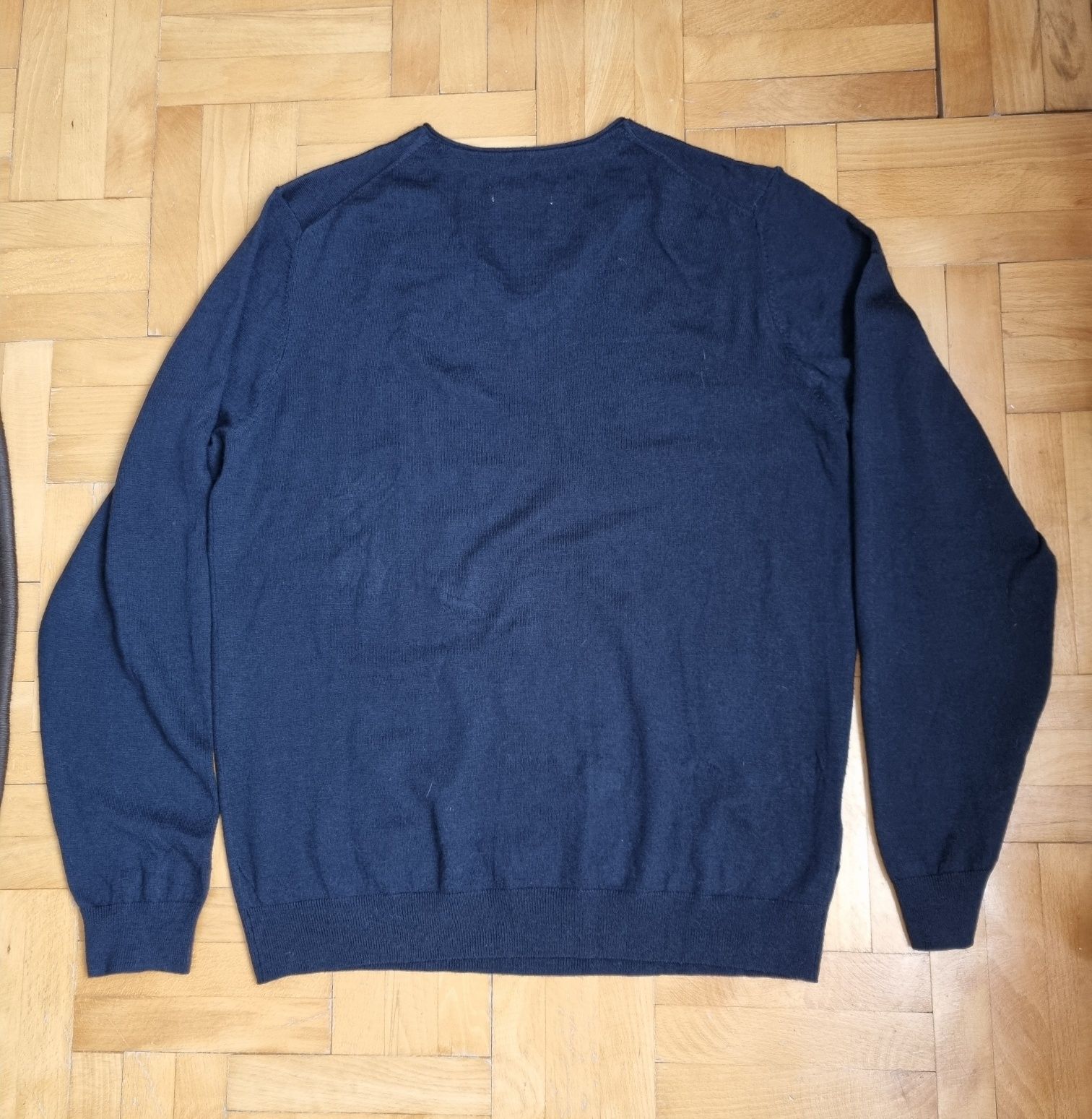 Bluză / pulover Mango, bărbați, V-Neck, Lână Merinos - L
