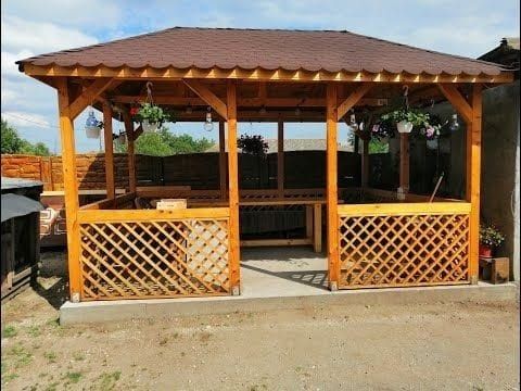 Foișoare terase magazii pergole căsuțe mobilier de gradina