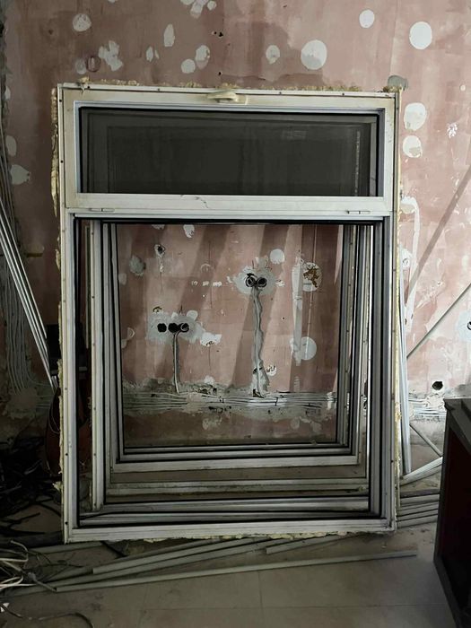 PVC Дограма Бяла Запазена 1.50 х 2.00