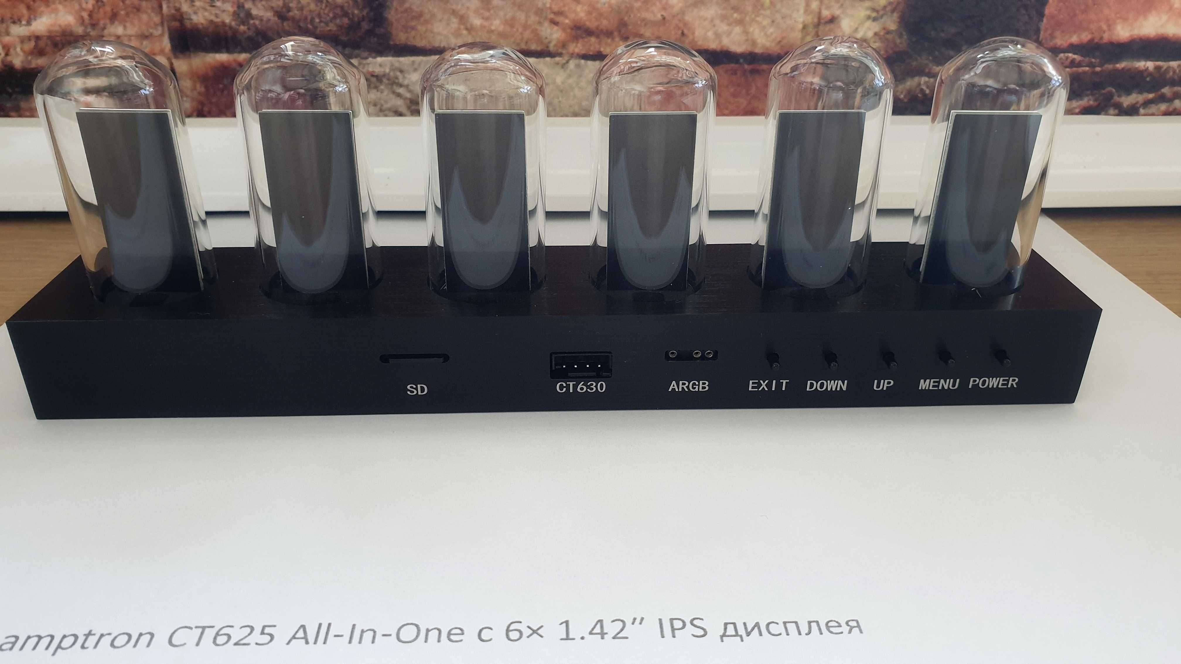 Контролер Lamptron CT625 All‑In‑One с 6× 1.42″ IPS дисплея