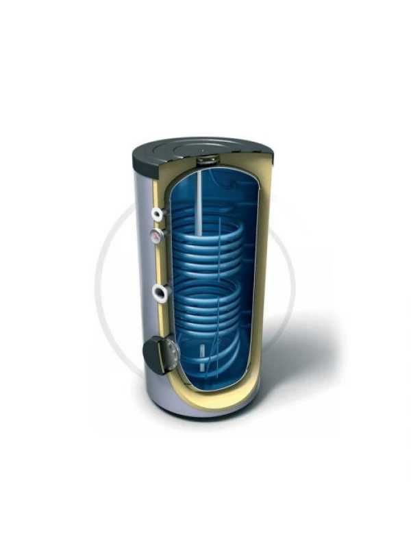 Вертикален бойлер 200Л с 2 серпентини