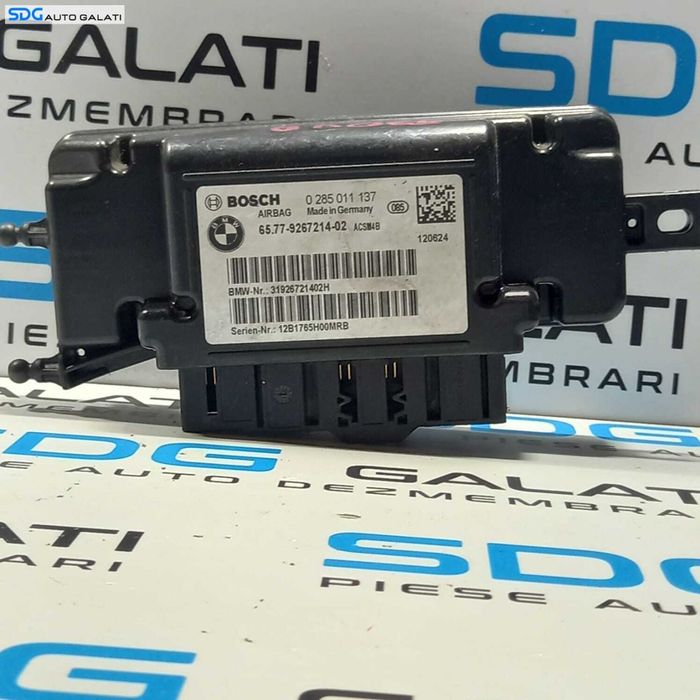 Calculator Modul Airbag BMW Seria 3 F30 F31 F32 F36 2010 - 2019 Cod 9267214 6577926721402 0285011137 [2259]