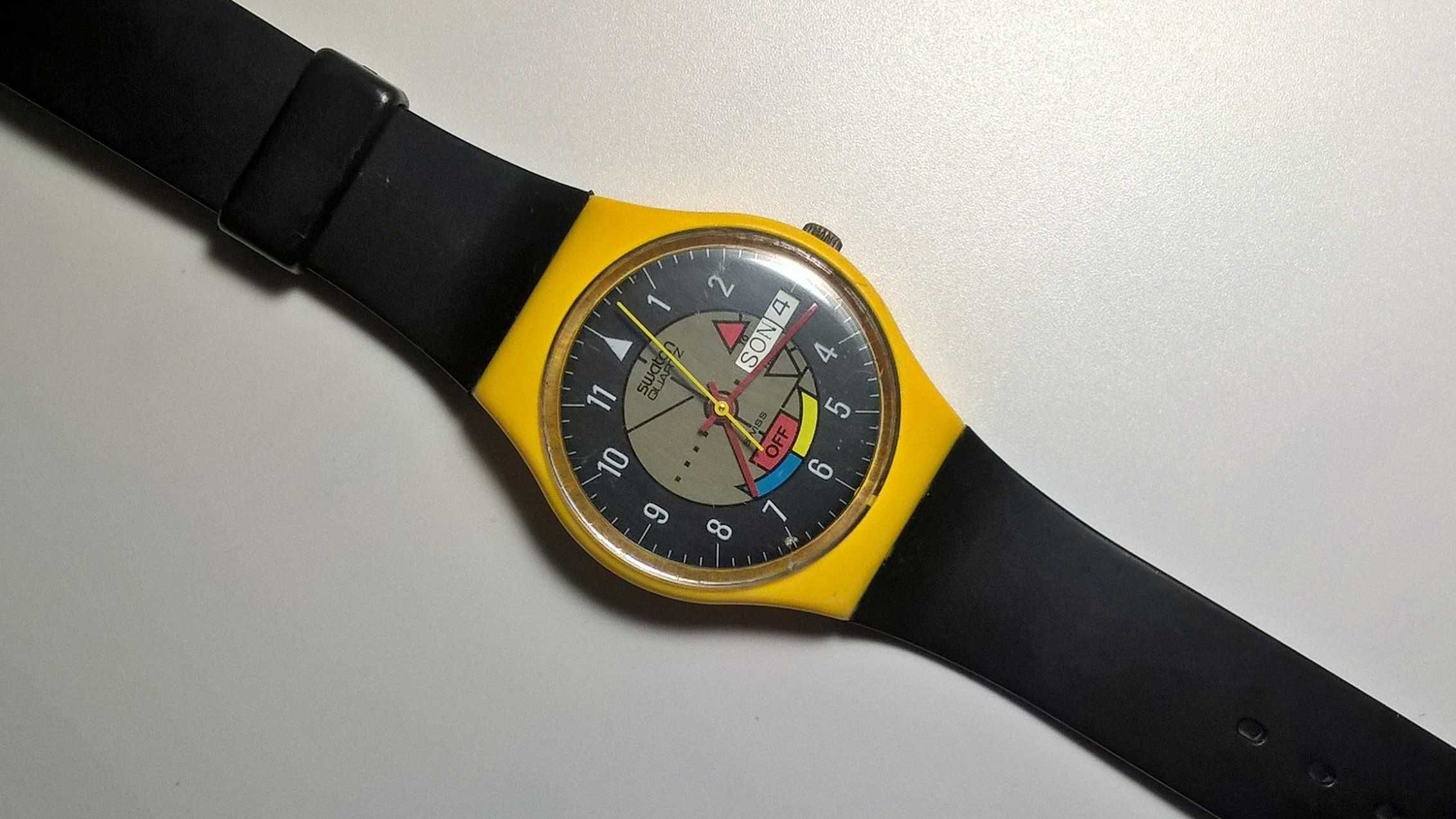 SWATCH Yamaha Racer 1985 ceas colectie vintage