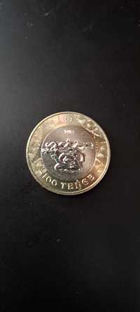 Монета 100 тенге «Золотые бляшки в виде оленей»