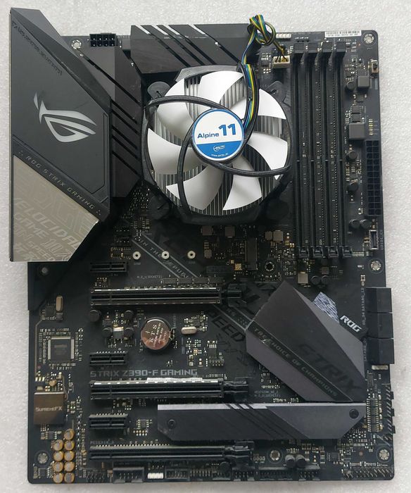 KIT i9 9900K 3.6GHz +   ASUS ROG STRIX Z390-F GAMING + Cooler Alpine