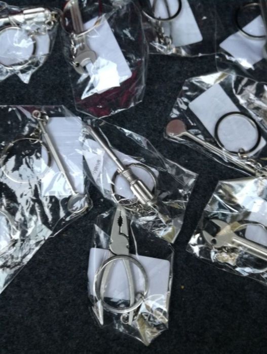 Breloc cheie Patent, surubelnita, cheie, oglinda produs nou