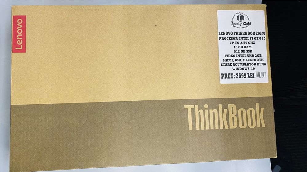 Lenovo Tinkbook i7-gen10, 16gb ram, 512gb Ssd, video uhd 2gb cod 8975